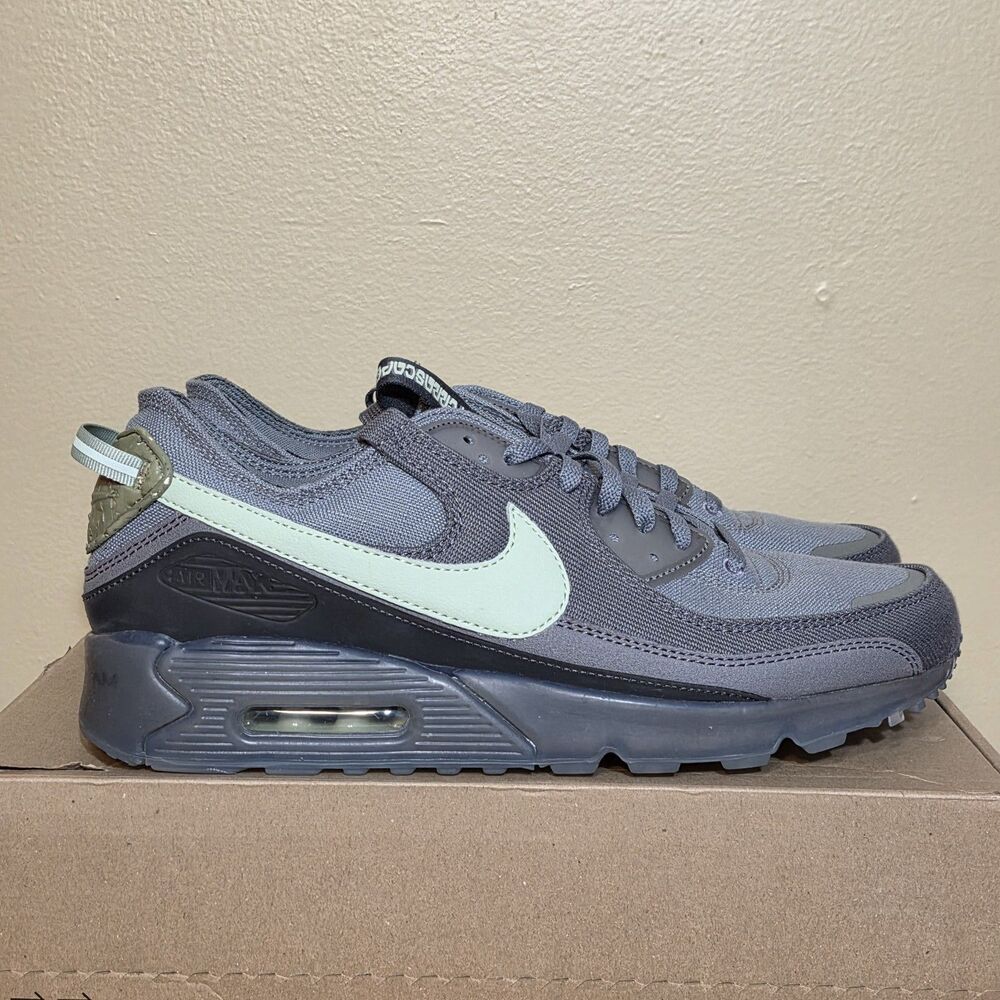 Nike Air Max Terrascape 90 Cool Grey Honeydew Iron DV7413-014 Men's Size 12.5